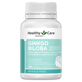 Healthy Care Ginkgo Biloba 2000mg 100 Capsules